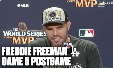 Freddie Freeman wins World Series MVP 2024